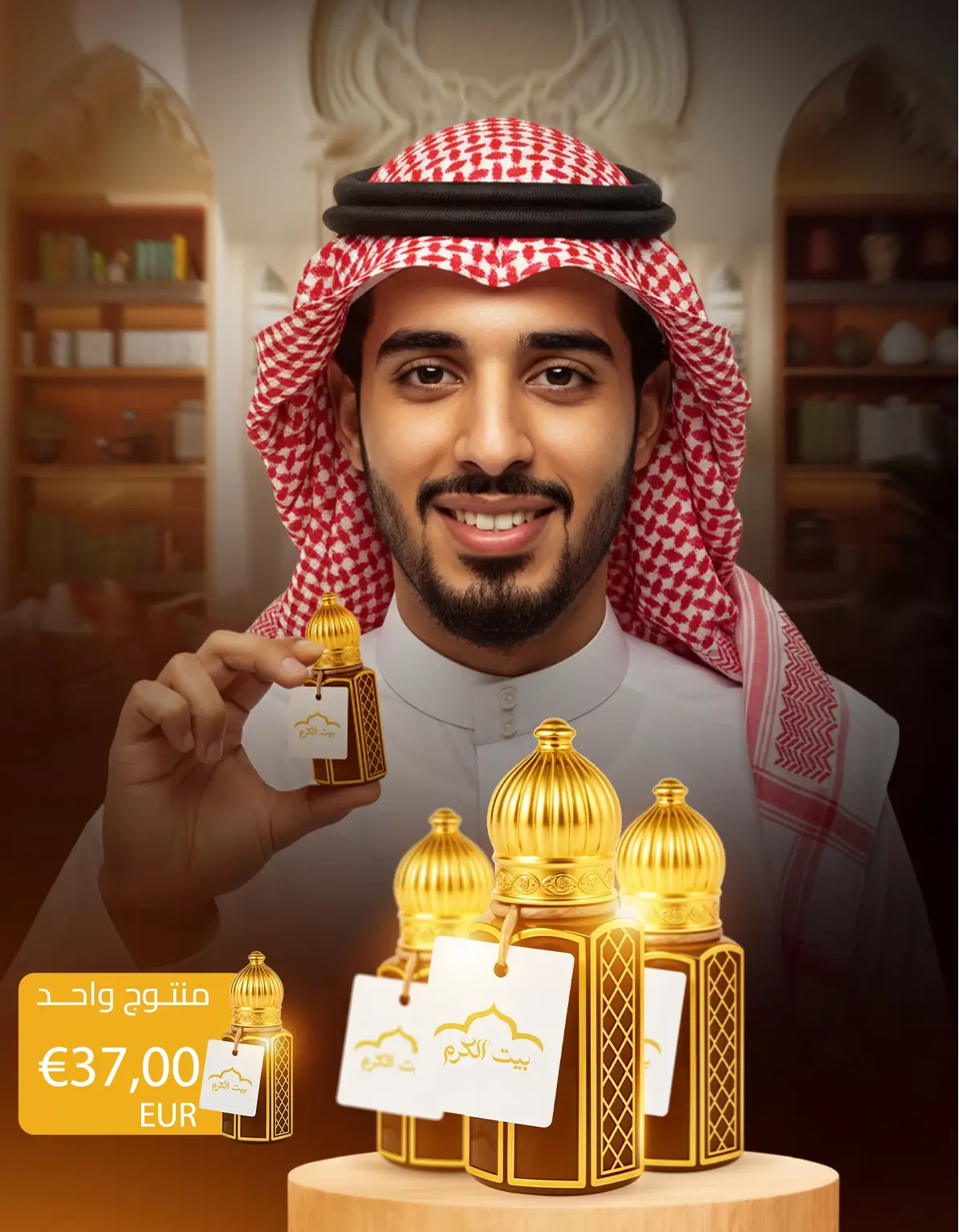 كحل الإثمد الأصلي الطبيعي - للرجال والنساء